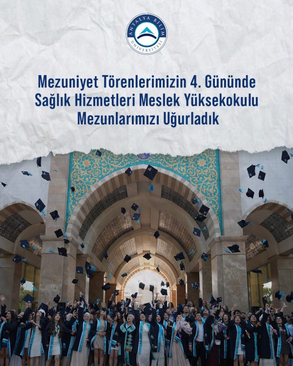 Graduates of the Faculty of Fine Arts and Architecture and the Faculty of Health Sciences Bid Farewell on the Third Day of Our Graduation Ceremonies