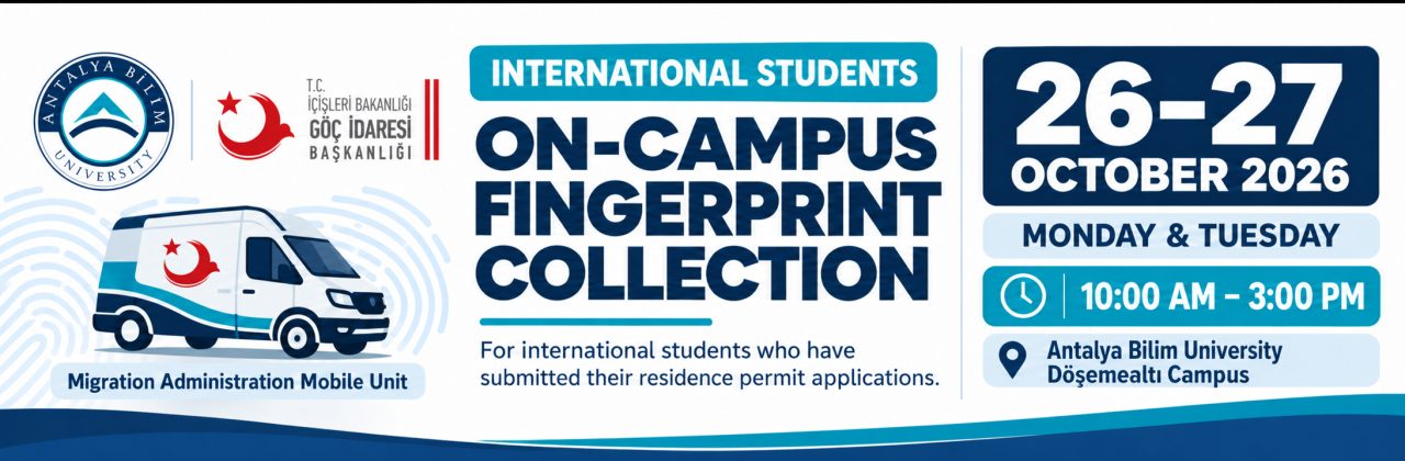On-Campus Fingerprint Collection by the Migration Administration Mobile Unit (26-27 October 2026)